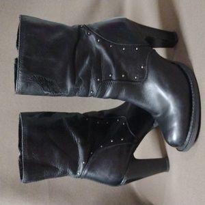 Harley-Davidson black leather boots 8